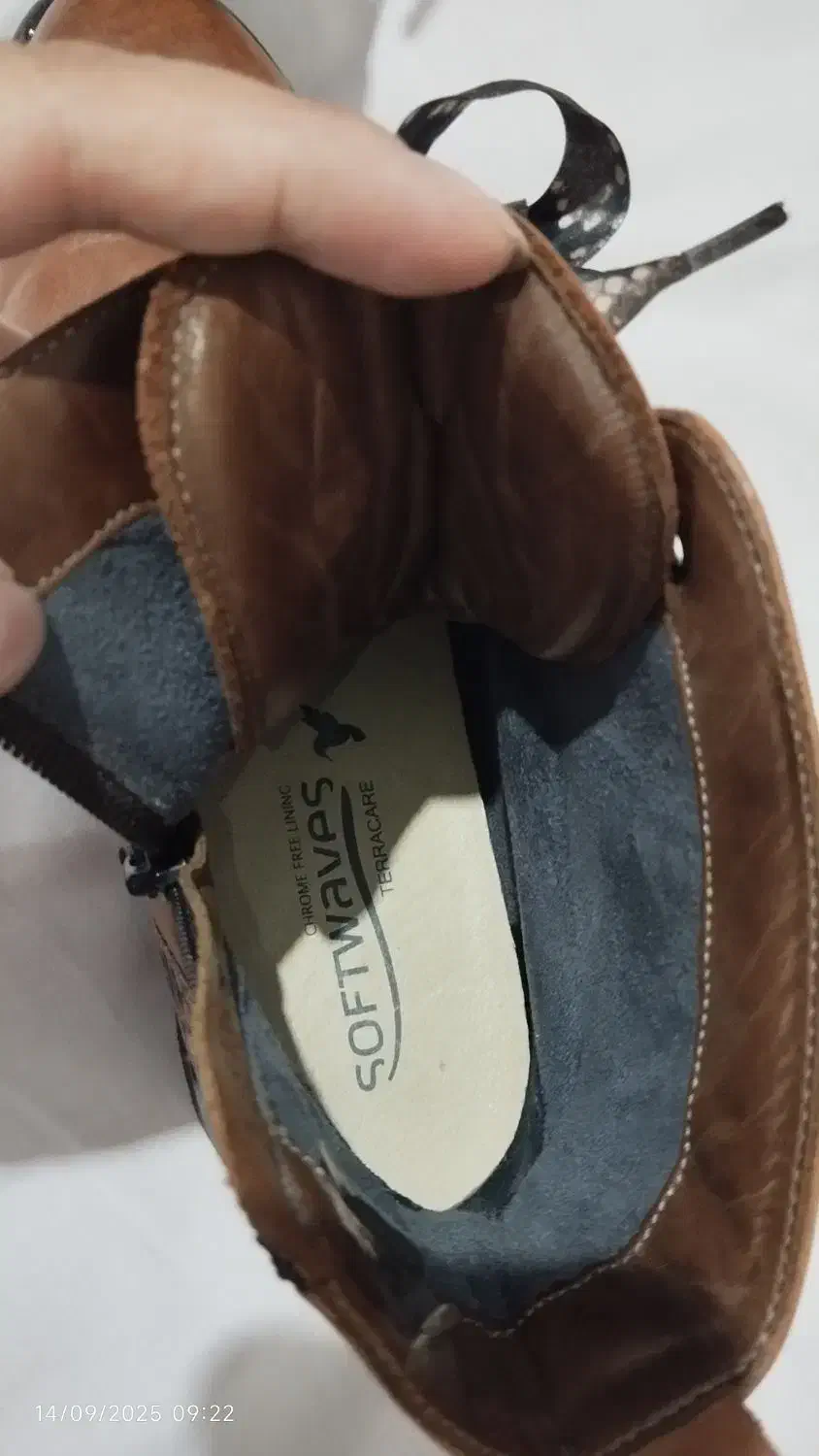 نیم بوت پائیزی چرم سایز ۳۸|کیف، کفش، کمربند|بهارستان, |دیوار