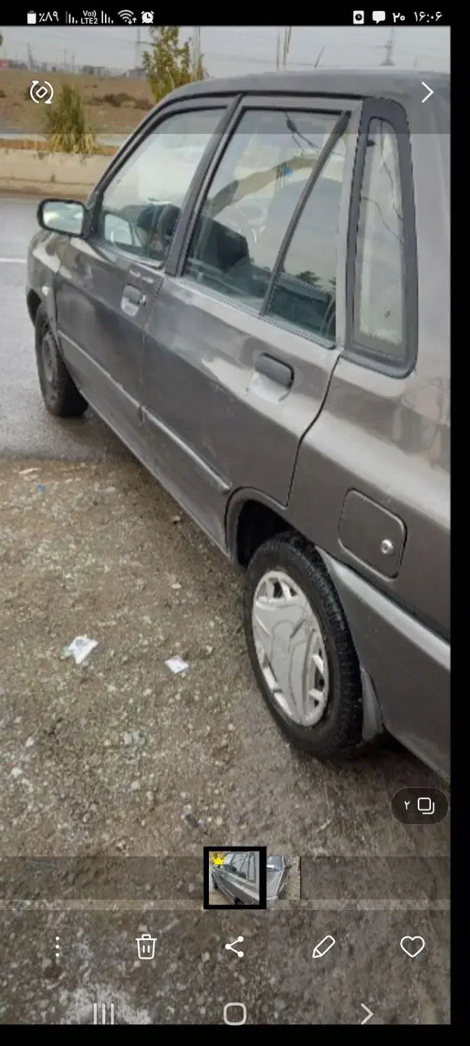 پراید Sx ۱۳۲ نوک مدادی متالیک مدل آخر ۹۱|خودرو سواری و وانت|رباط‌کریم, مسکن مهر آبشناسان|دیوار