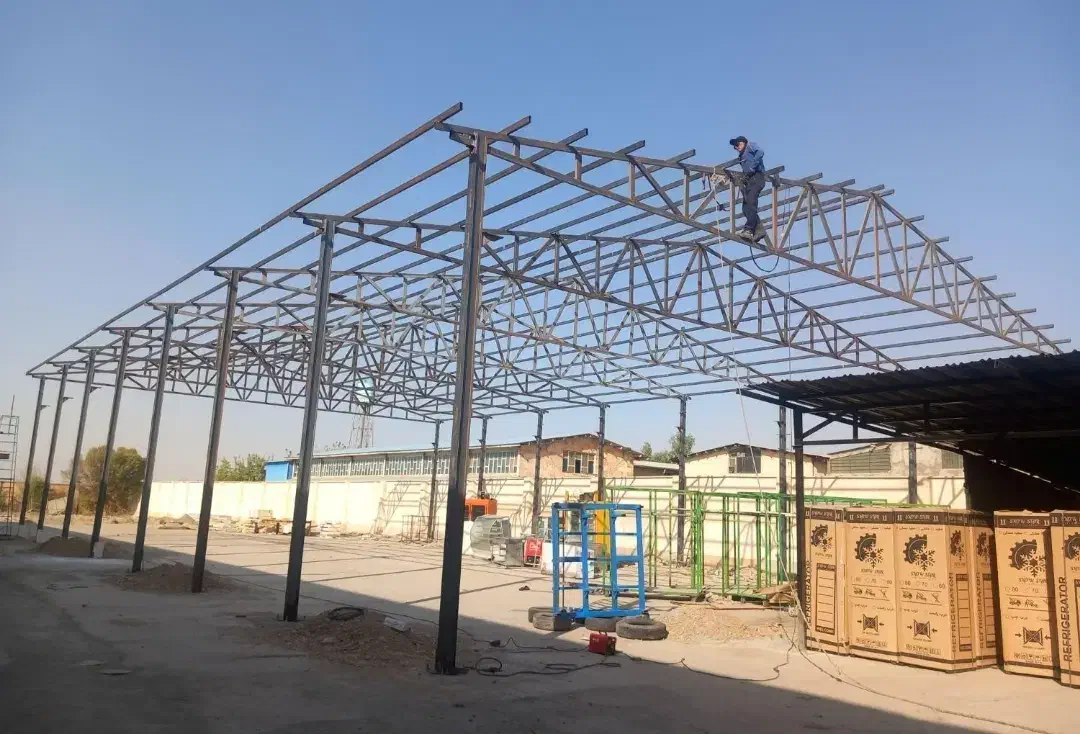 ساخت نصب اسکلت فلزی سوله ویلا خرپا سازه نگهبان|مصالح و تجهیزات ساختمان|ری, بازار آهن|دیوار
