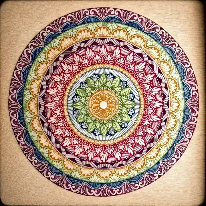 تابلو ماندالا|تابلو، نقاشی، عکس|تبریز, |دیوار