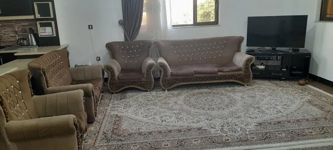 ۲ دست مبل ۸ نفره و ۷ نفره|مبلمان خانگی و میز عسلی|شیرگاه, |دیوار