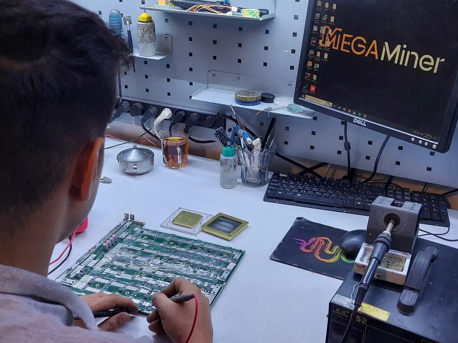 تعمیر هشبرد ماینر پاور whatsminer antminer m30 m20|خدمات رایانه‌ای و موبایل|اراک, |دیوار