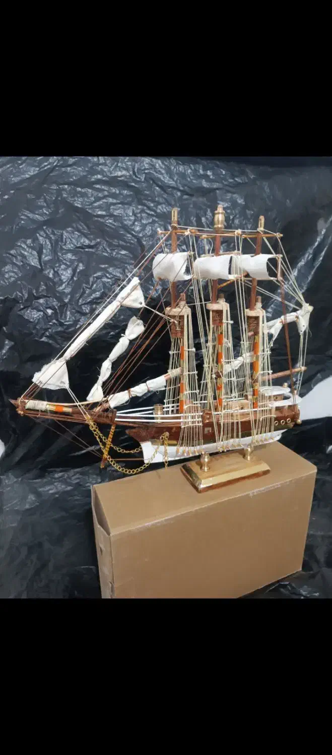 کشتی ماکت چوبی|مجسمه، تندیس، ماکت|گلستان (تهران), |دیوار