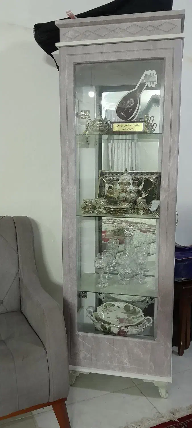 گنجه مناسب برای جهیزیه|بوفه، ویترین، کنسول|چناران, |دیوار