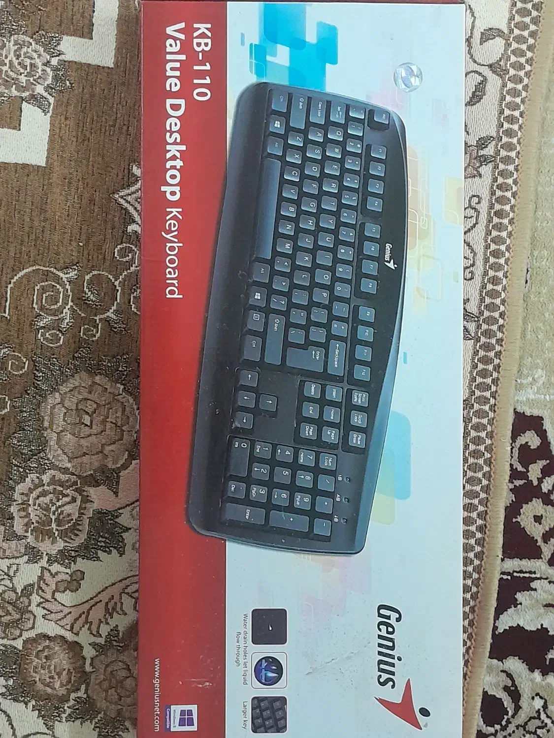 کیبورد جنیوس kb110|قطعات و لوازم جانبی رایانه|قم, شاه ابراهیم|دیوار