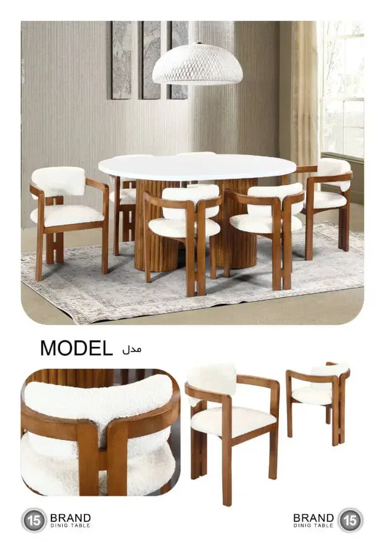 غذاخوری چوب راش|میز و صندلی غذاخوری|اهواز, نادری|دیوار