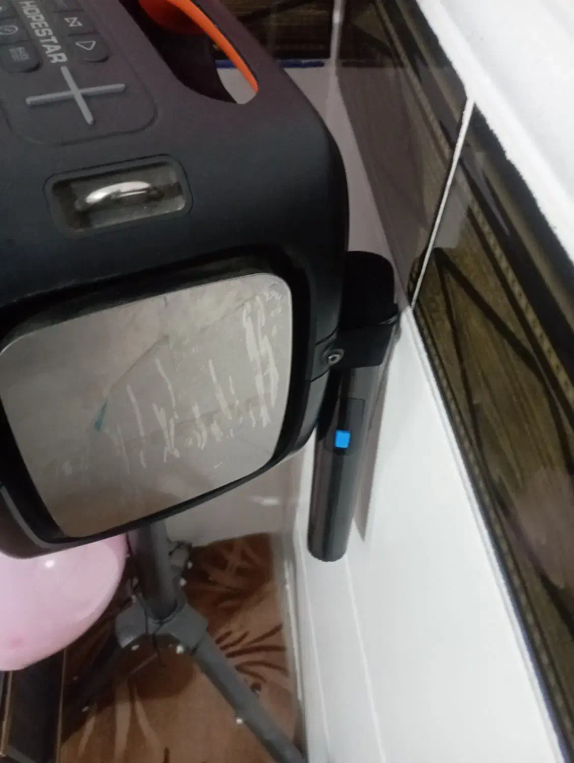 اسپیکر باچراغ های چند رنگ و سه پایه|سیستم صوتی خانگی|آبیک, |دیوار