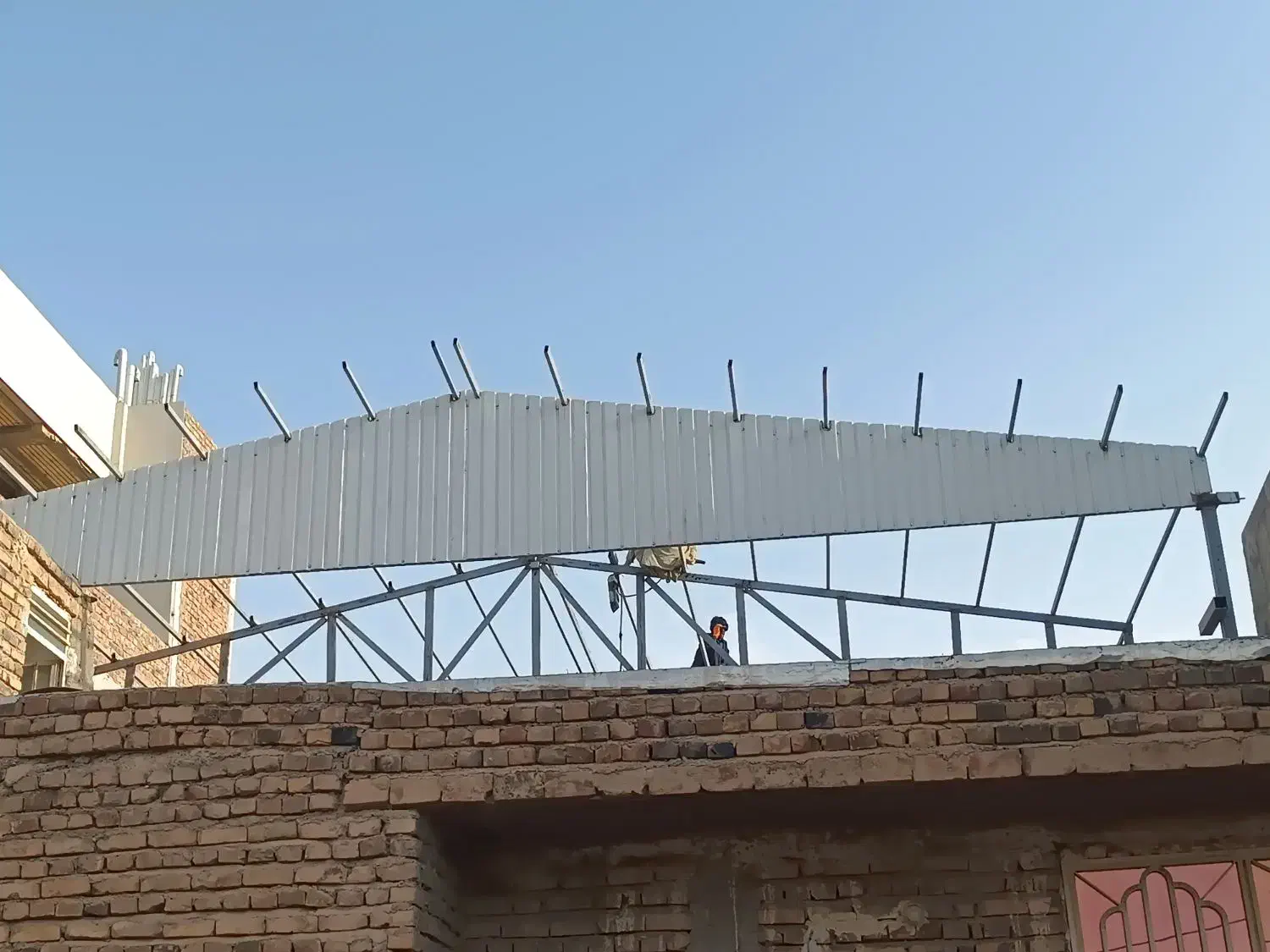 جوشکار اسکلت فلزی و سوله و سقف بک سازه|خدمات پیشه و مهارت|ایرانشهر, |دیوار