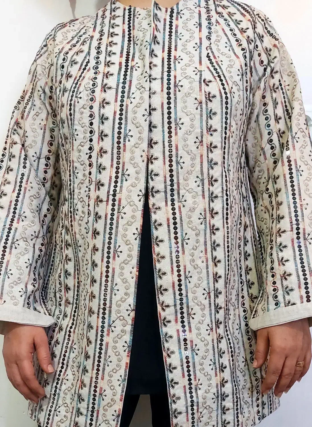 مانتو سوزن دوزی شیک|لباس|بیرجند, |دیوار