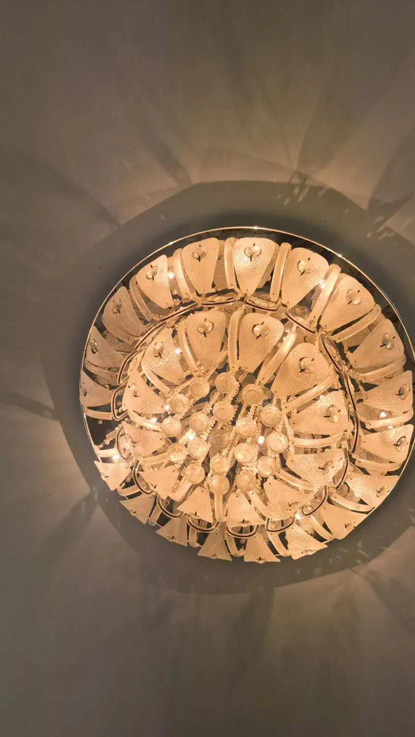 لوستر کریستالی|لوستر و چراغ آویز|قم, شهرک قدس|دیوار