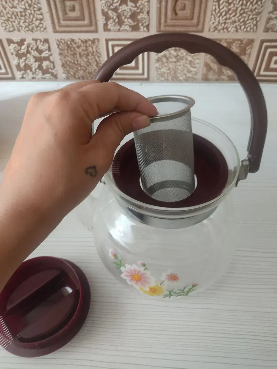 قوری پیرکس نو سایز بزرگ|قوری، کتری، قهوهساز دستی|بهارستان, |دیوار