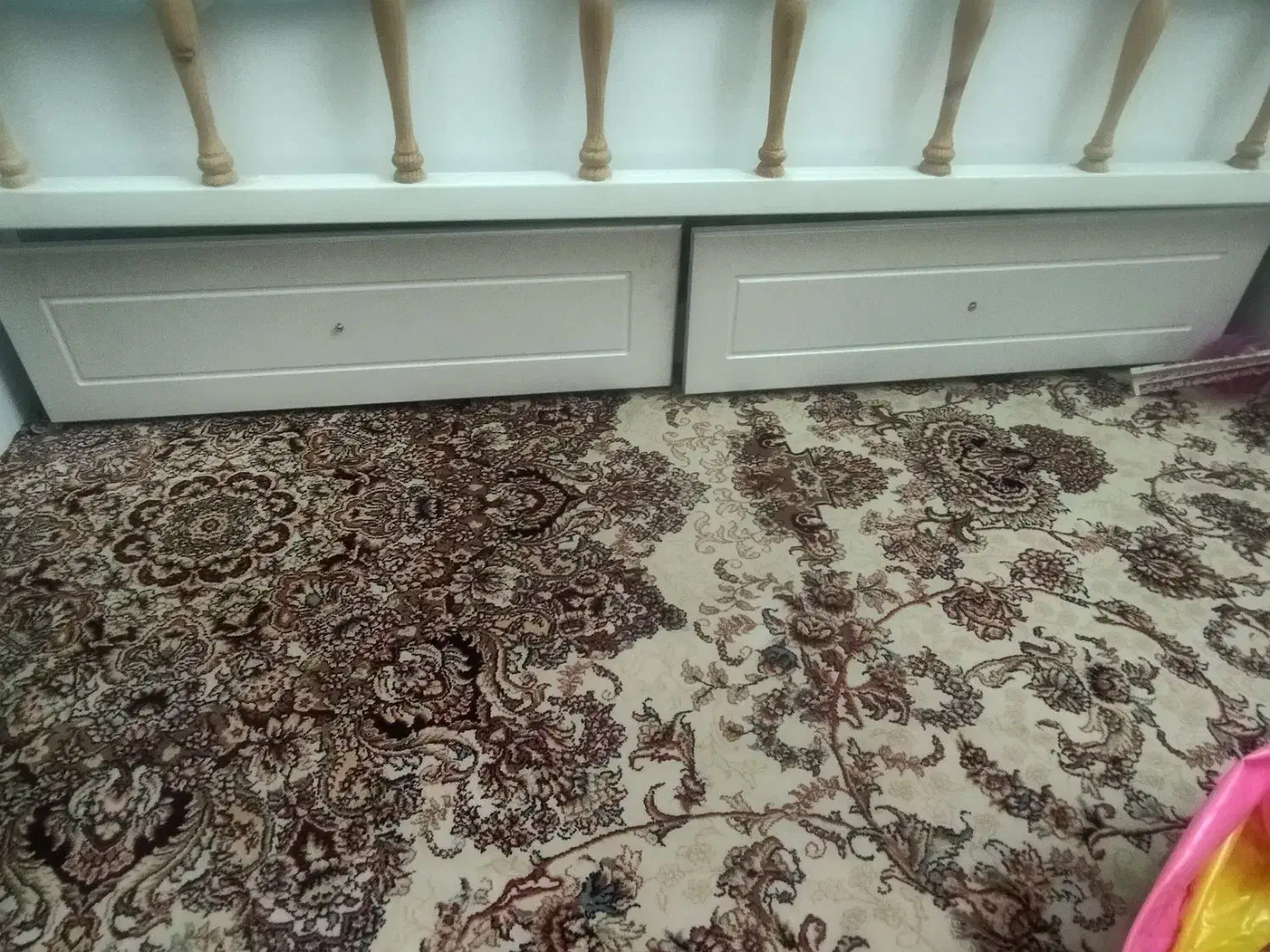 تخت به همراه تشک کودک|تخت و صندلی بچه|تهران, دولاب|دیوار