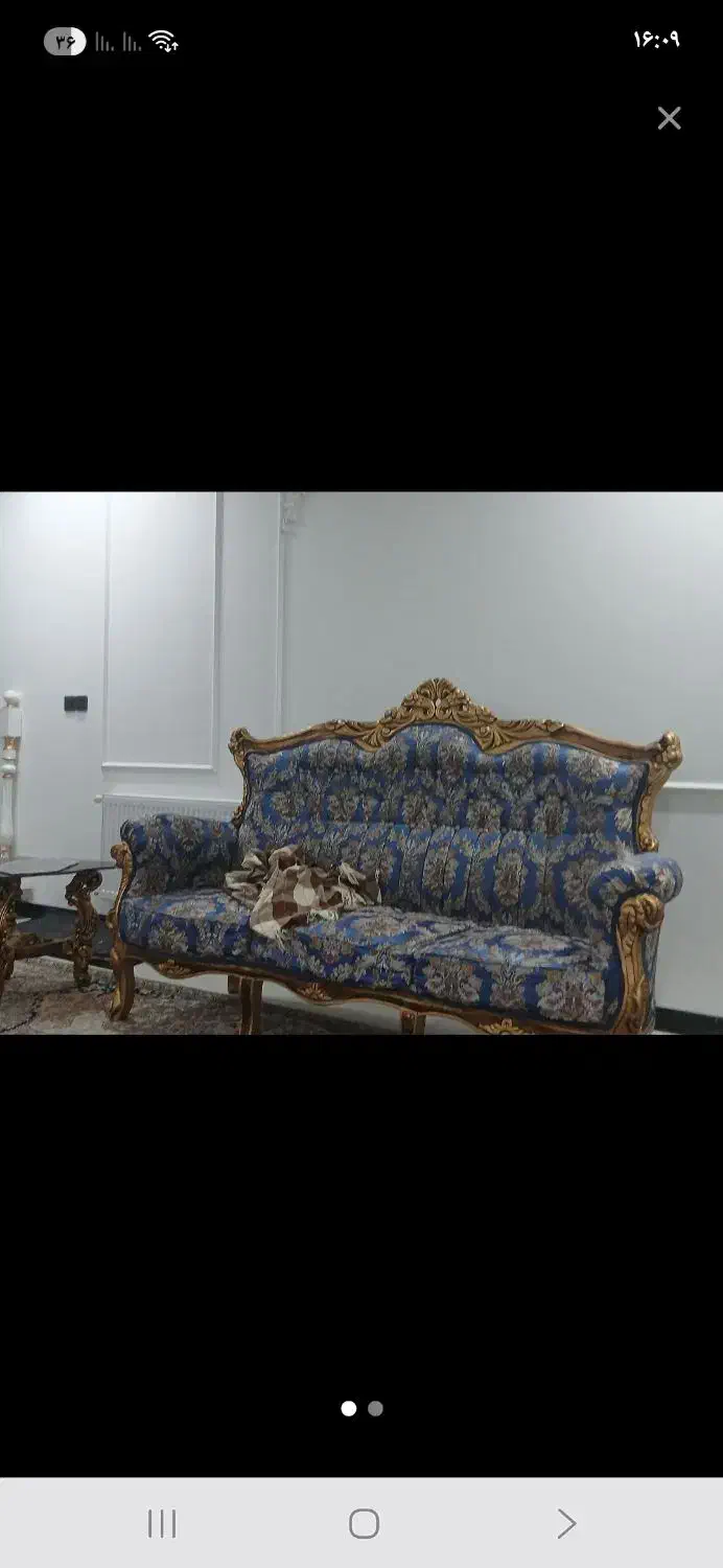 مبل سلطنتی ۹ نفره|مبلمان خانگی و میز عسلی|یزد, |دیوار