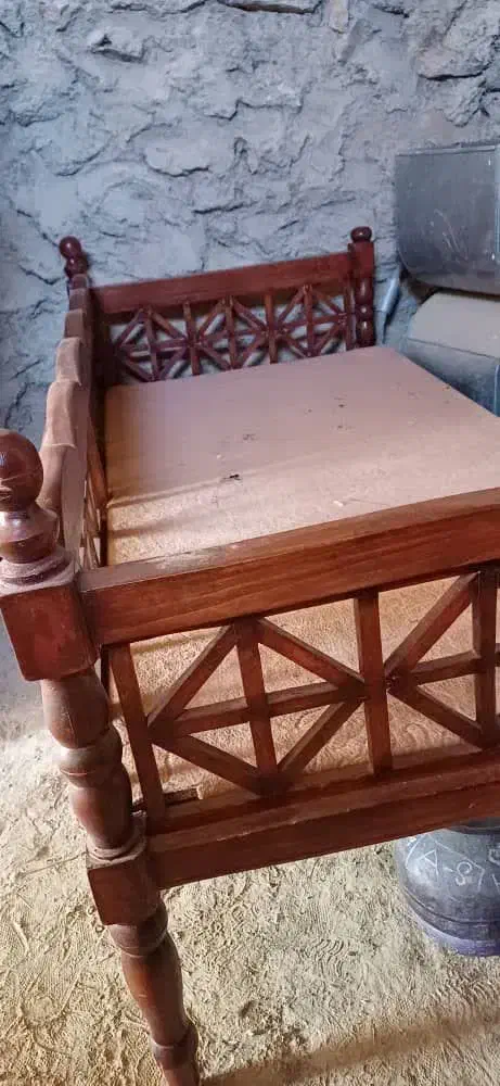 تخت چوبی|تخت و سرویس خواب|شازند, |دیوار