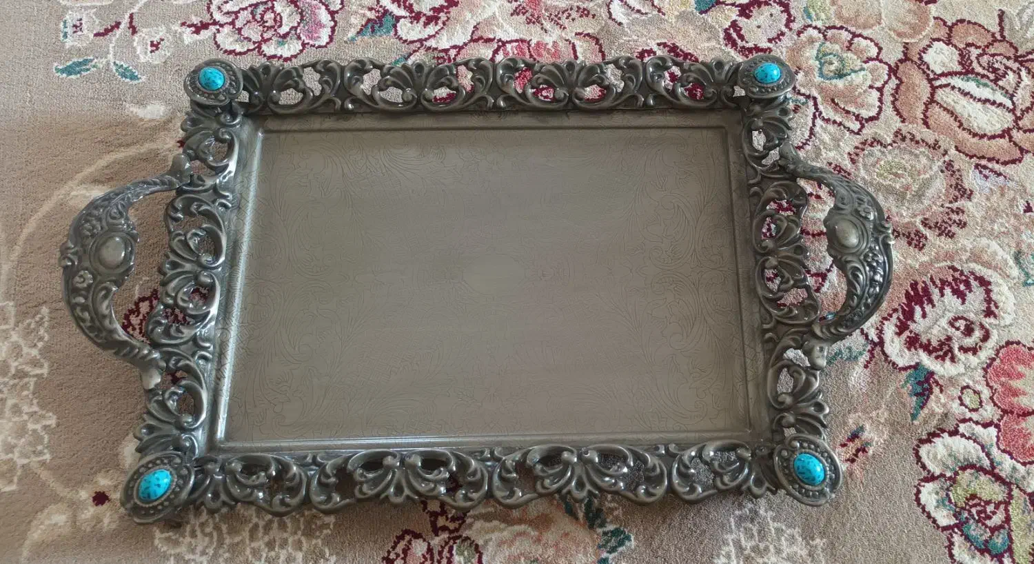 سینی جا چای  و میوه خوری|ظروف سرو و پذیرایی|دورود, |دیوار