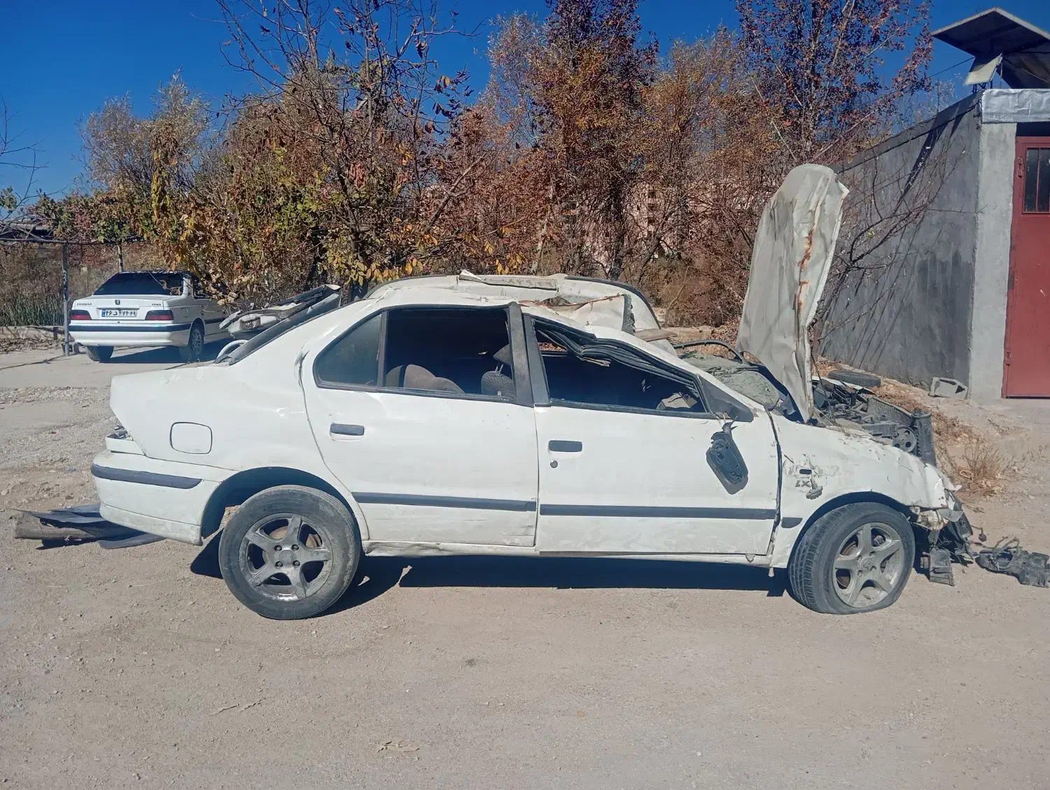 سمند lx دوگانه کارخونه تصادفی|خودرو سواری و وانت|یاسوج, |دیوار