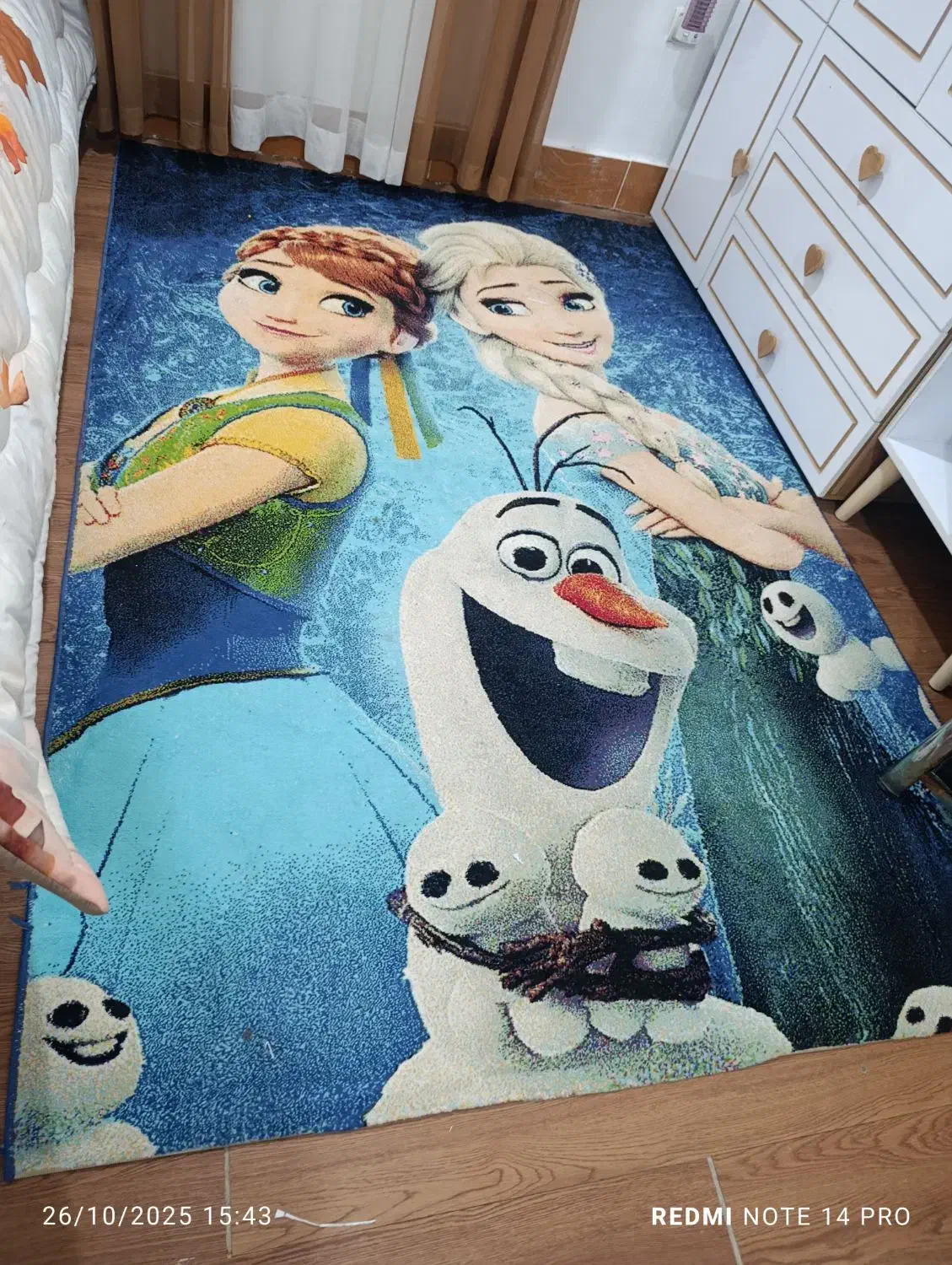 گلیم فرش طرح السا و آنا|گلیم، جاجیم، گبه|بندر ماهشهر, |دیوار