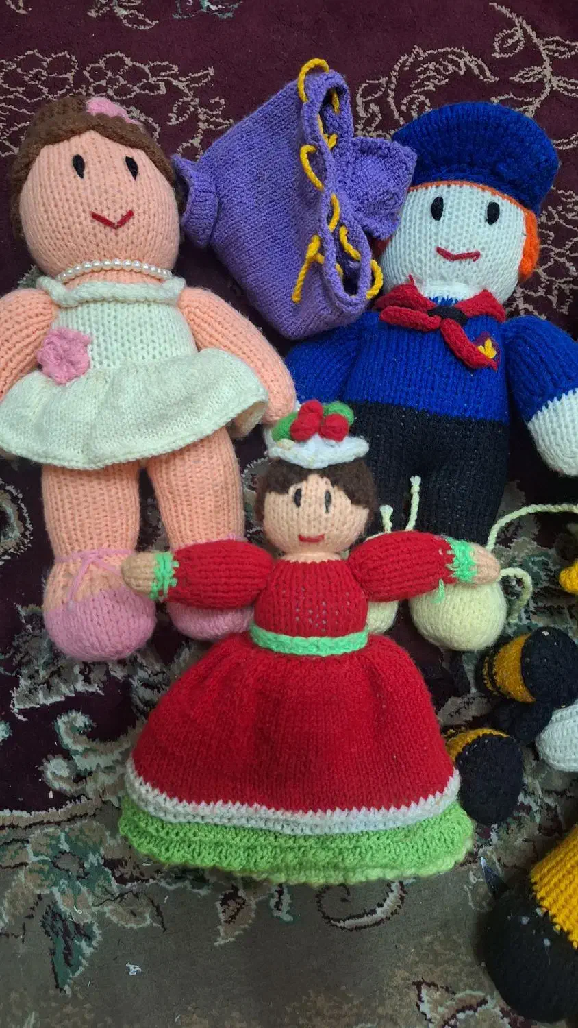 عروسک بافتنی تمیز|اسباببازی بچه|اهواز, کمپلو جنوبی|دیوار