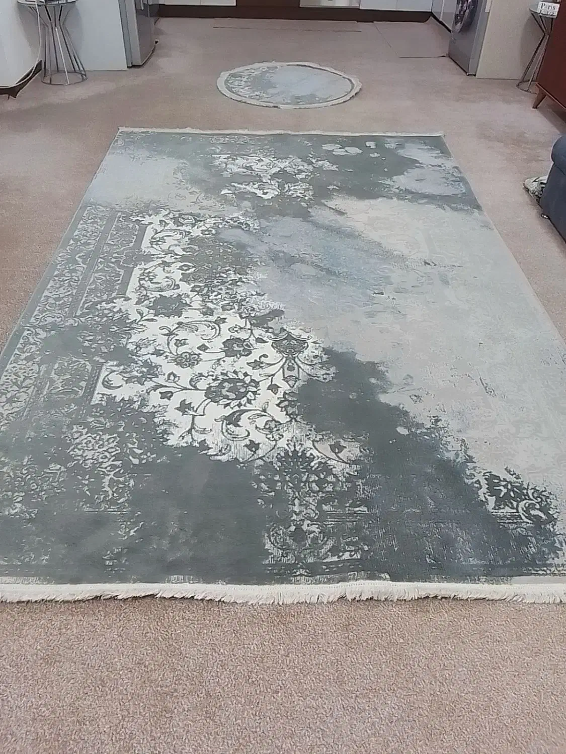 فرش ۶ متری فانتزی سایه روشن همراه با قالیچه|فرش|دزفول, |دیوار