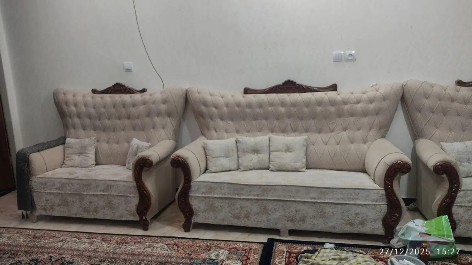 مبل و نهار خوری ست|مبلمان خانگی و میز عسلی|بروجرد, |دیوار