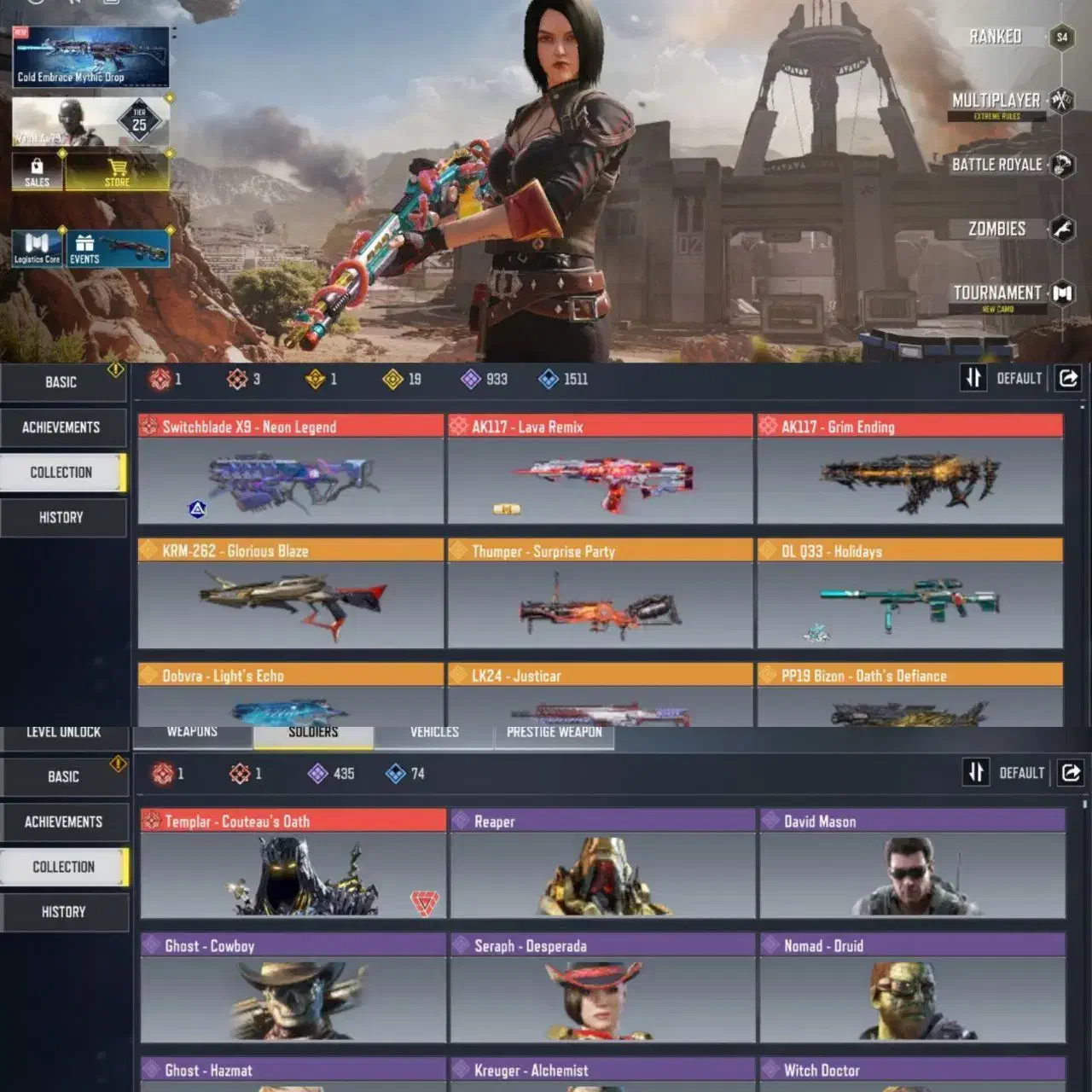 اکانت کالاف و چیت سی پی|کنسول، بازی ویدئویی و آنلاین|تهران, پردیسان|دیوار