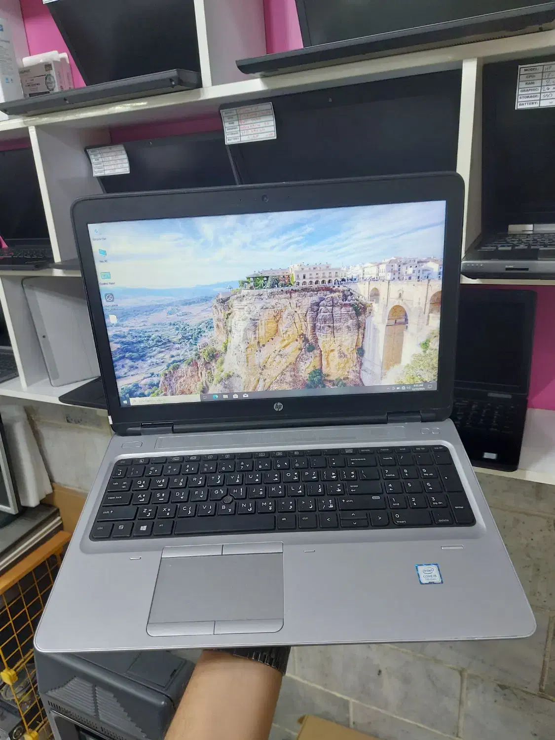 لپتاپ اچ پی باکارتن و تمیز i5 RAM16 SSD256 intel|رایانه همراه|کرج, گلشهر|دیوار