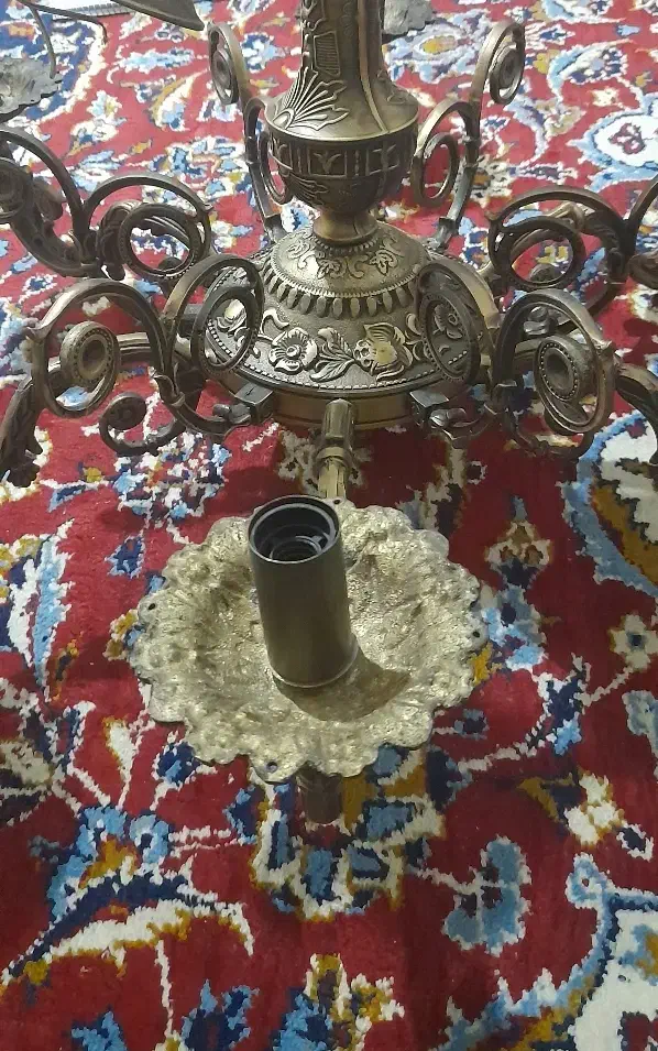 )لوستر(|لوستر و چراغ آویز|مشهد, حرم مطهر رضوی|دیوار