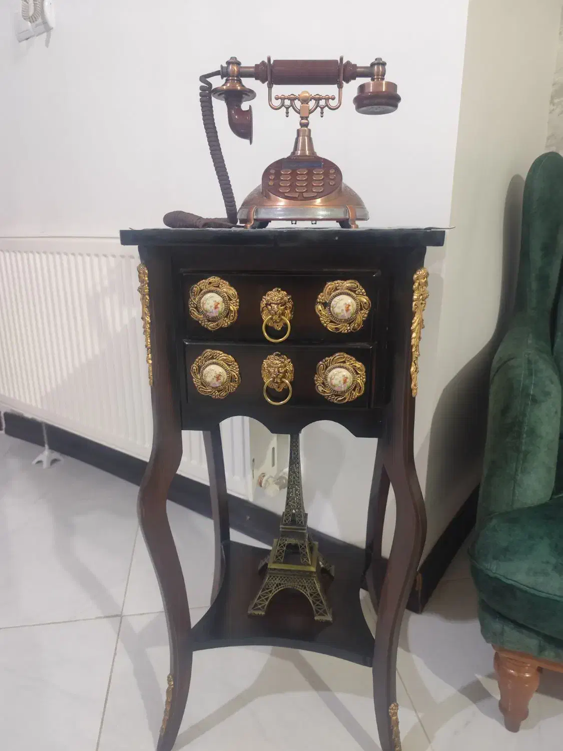 میز تلفن و تلفن|میز تلفن|رباط‌کریم, رباط‌کریم|دیوار