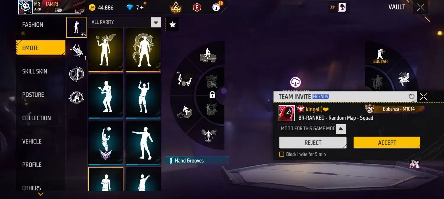 اکانت فری فایر فول ۵۹|کنسول، بازی ویدئویی و آنلاین|بندرعباس, |دیوار