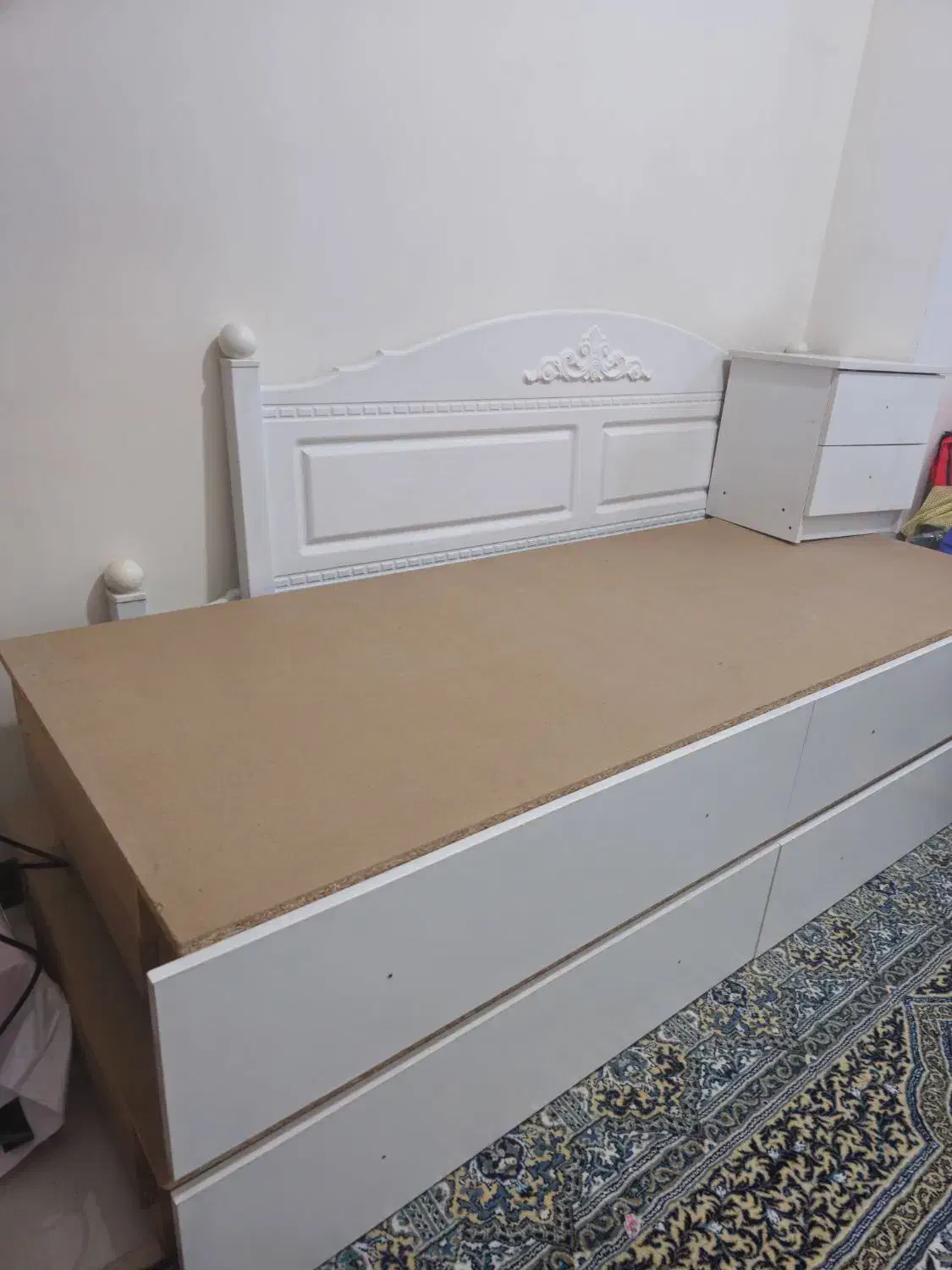 تخت دونفره فروش فوری فوری|تخت و سرویس خواب|تهران, کیانشهر|دیوار