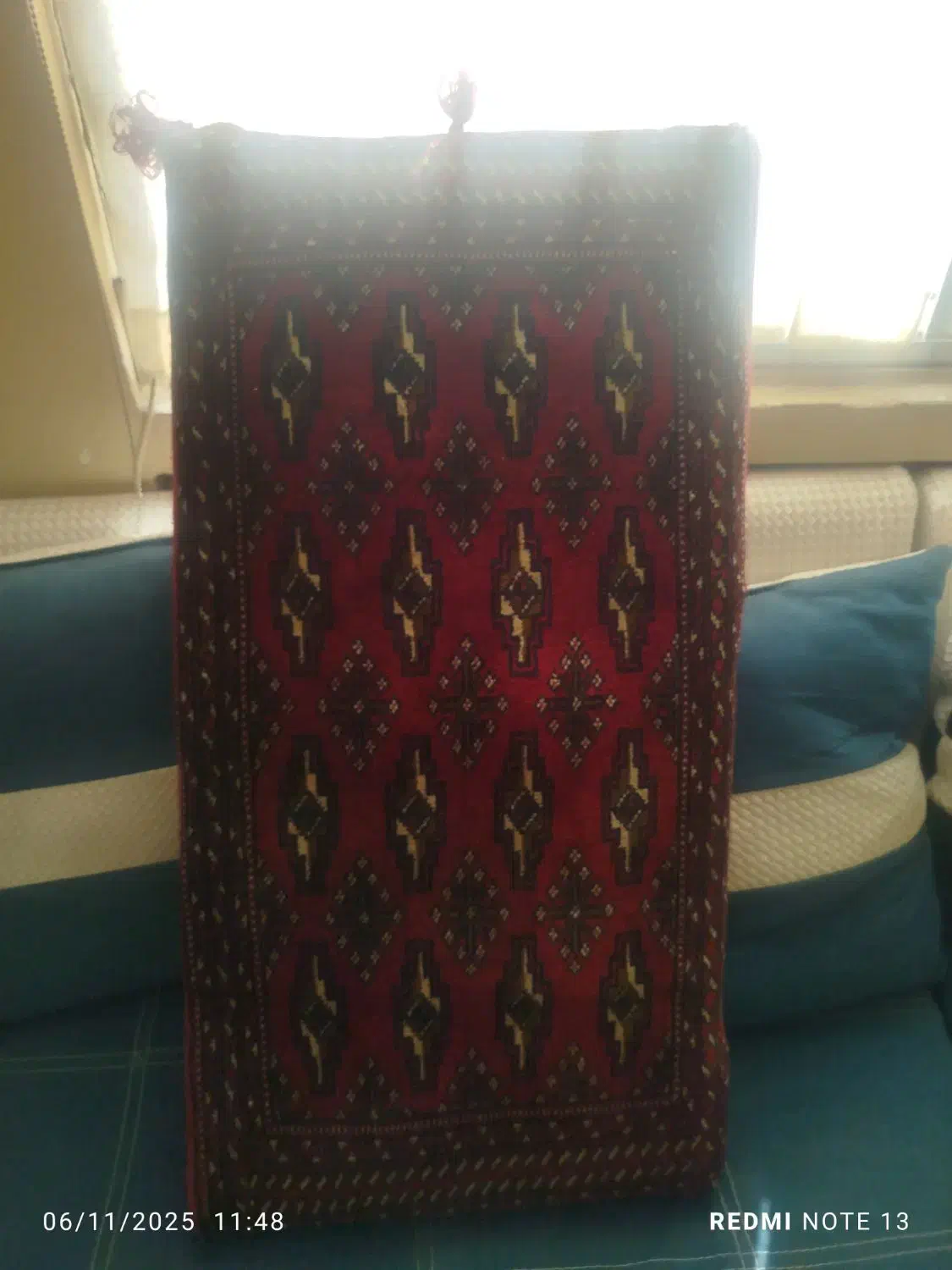 پشتی ترکمن اصلی تعداد ۸|پشتی|شیراز, فرگاز|دیوار