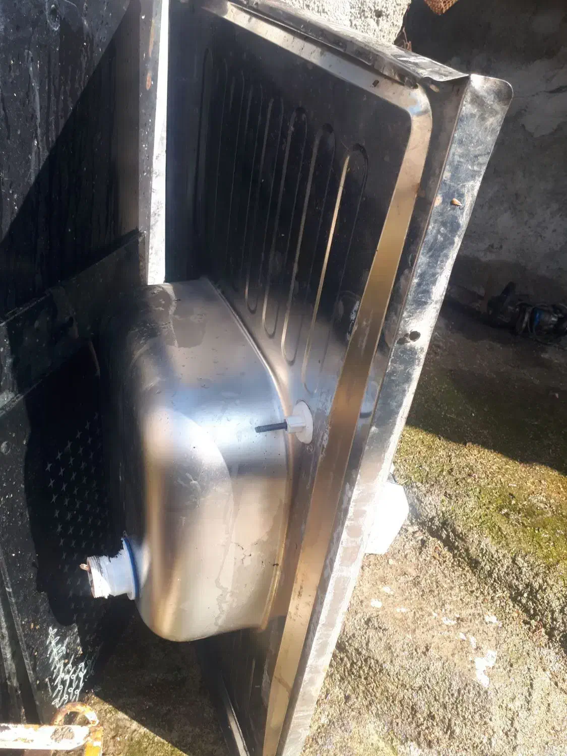 سینک ضخیم|آب‌چکان و نظم‌دهنده ظروف|گرگان, |دیوار