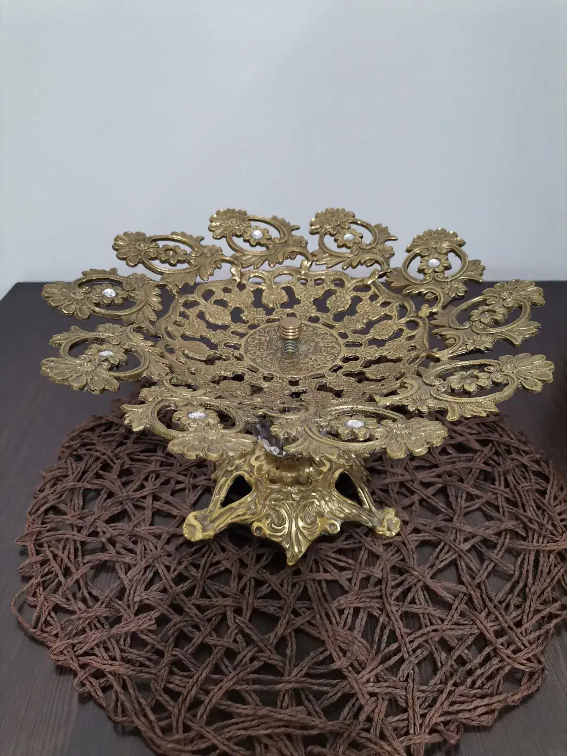 شیرینی خوری برنجی|ظروف سرو و پذیرایی|الیگودرز, |دیوار