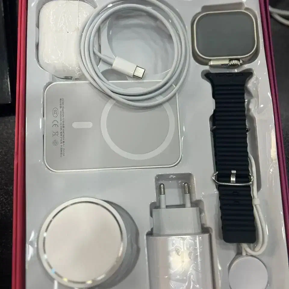 مژده پک کامل ایرپاد شارژر پاور بانک و ساعت هوشمند|لوازم جانبی موبایل و تبلت|خاوران, |دیوار