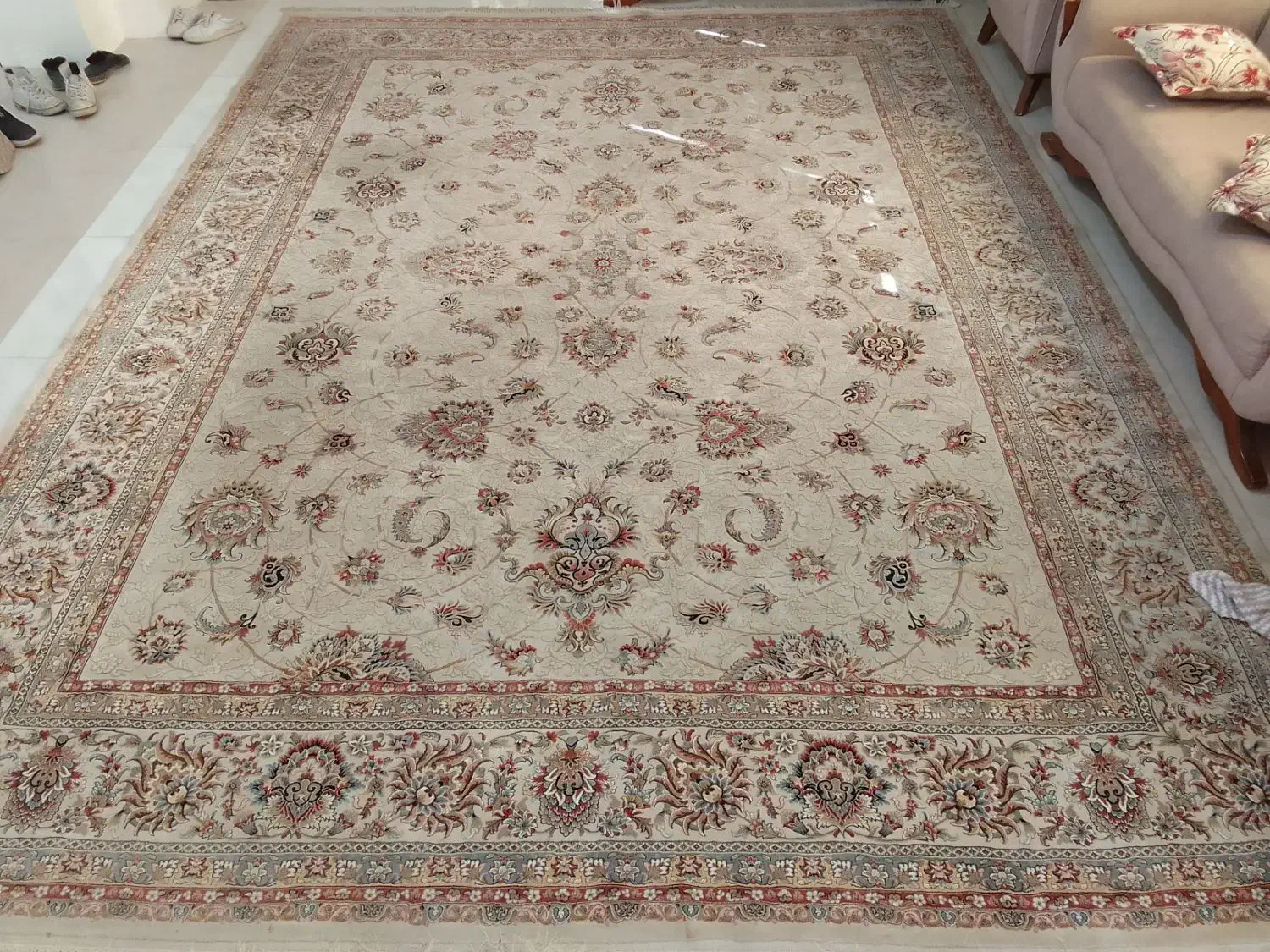 قالی فرش دو قولو ۱۲ متری|فرش|پرند, فاز ۳|دیوار