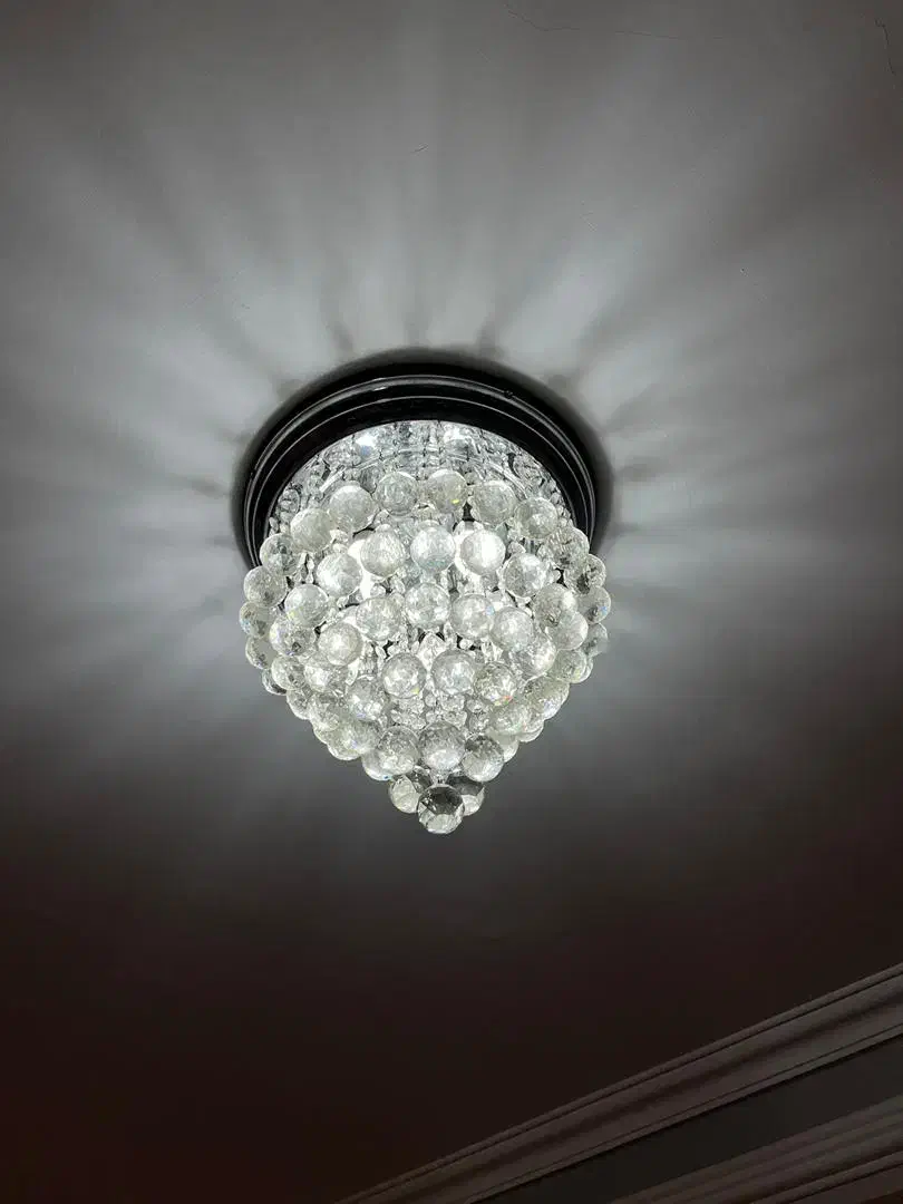 لوستر کریستالی|لوستر و چراغ آویز|گرگان, |دیوار