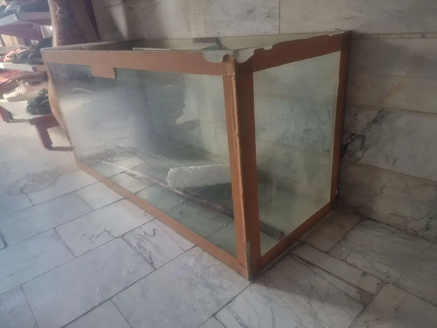 آکواریوم طول 104 عرض 40 ارتفاع 47|ماهی|قزوین, |دیوار