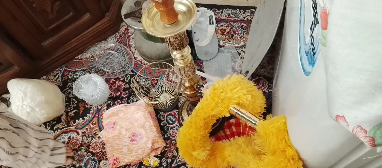 قلیون برنجی به شرط اصل|صنایع دستی و سایر لوازم تزئینی|هشتگرد, شهرک بوستان|دیوار