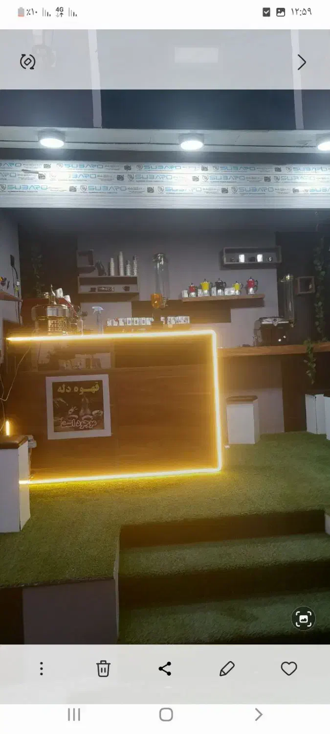 دکور وصندلی تمیز کافه|فروشگاه و مغازه|کازرون, |دیوار