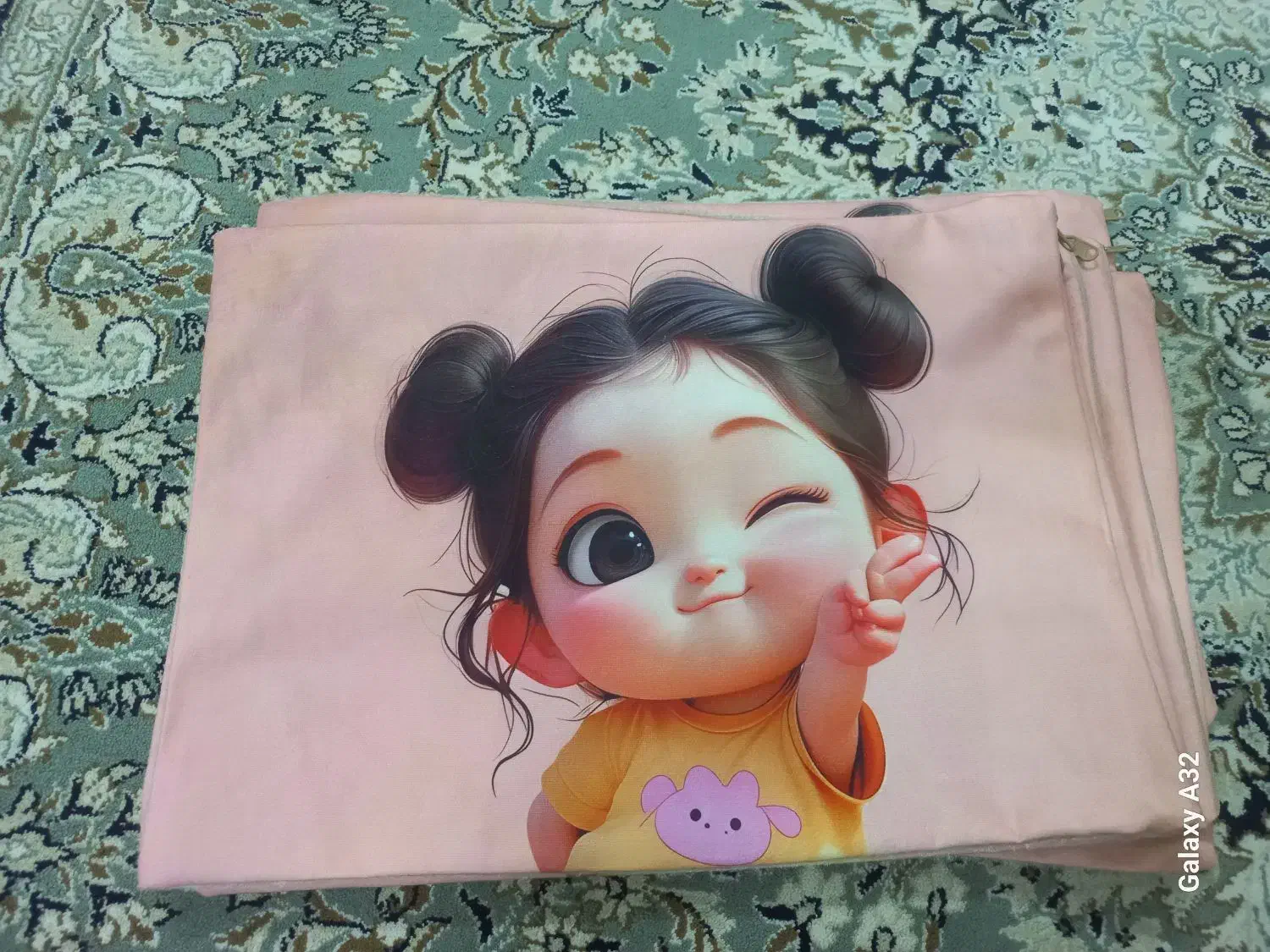 روبالشی نوزادی مخمل پورشه|رختخواب، بالش، پتو|زاهدان, |دیوار