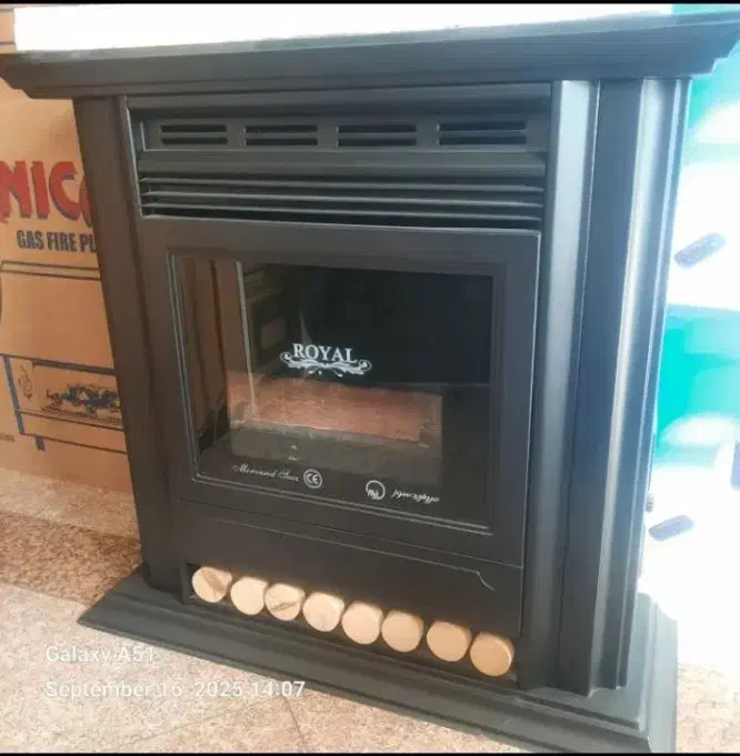 بخاری گازی شومینه ۲۸۰۰۰ مروارید سوز * اثاث مارکت|بخاری، هیتر، شومینه|سیرجان, |دیوار