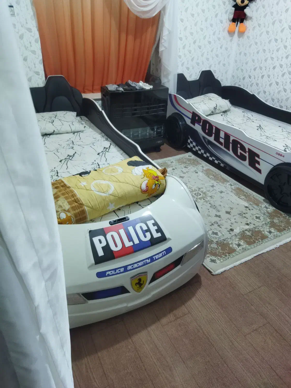 دو عدد تخت طرح ماشین|تخت و صندلی بچه|سنندج, |دیوار