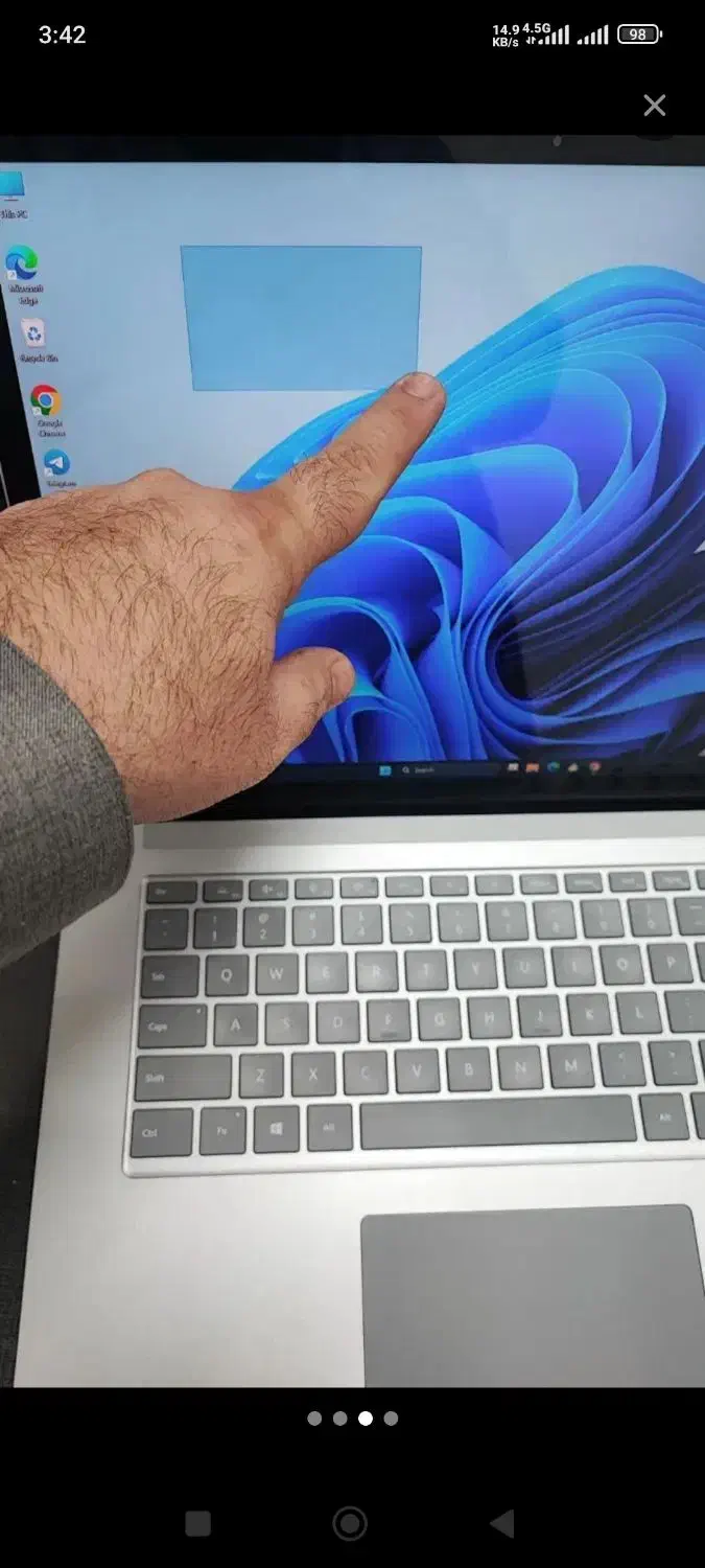 سرفیس لپتاپ۳،نمایشگر۱۵اینچ تمیز|رایانه همراه|تهران, هوانیروز|دیوار