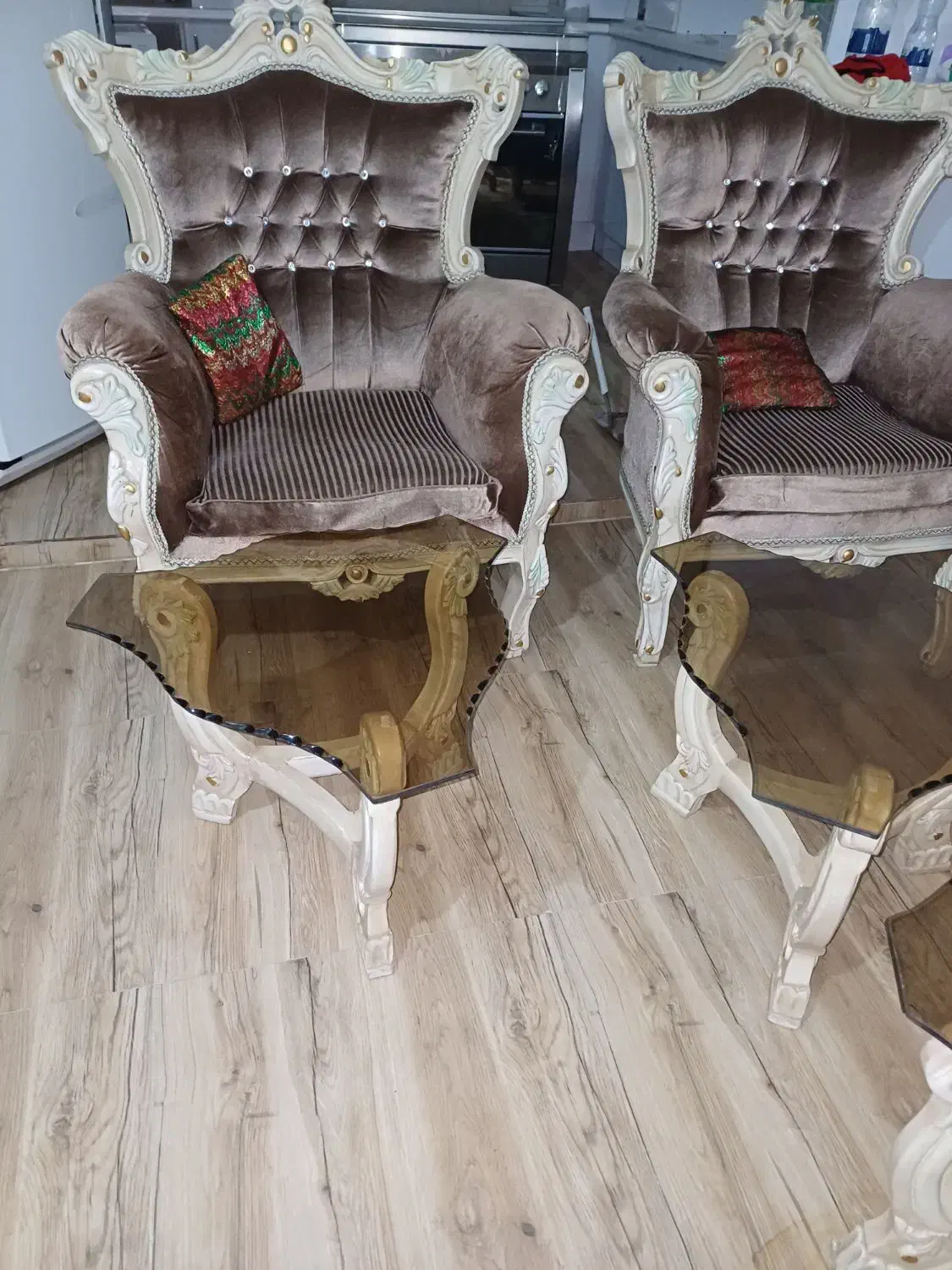 مبل ۷ نفره با جلو مبلی وعسلی|مبلمان خانگی و میز عسلی|اردبیل, |دیوار