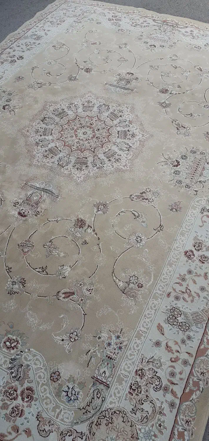 فرش ۶ متری کرم سالم  بدون پارگی|فرش|رباط‌کریم, الارد|دیوار