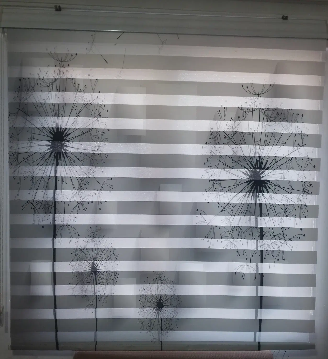 پرده زبرا دو لایه|پرده، رانر، رومیزی|رستمآباد, |دیوار