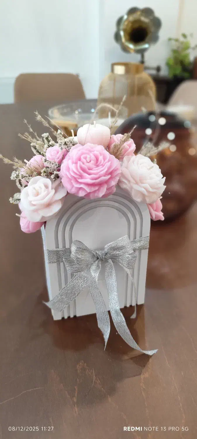 باکس گل شمعی|صنایع دستی و سایر لوازم تزئینی|ساری, |دیوار