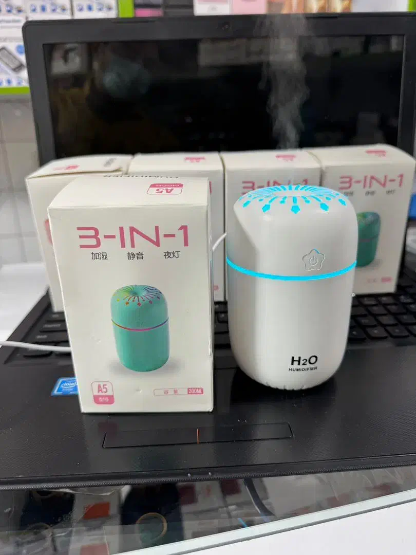 بخور سرد سه کاره A5 با چراغ خواب|پنکه و تصفیه‌کنندهٔ هوا|تبریز, |دیوار