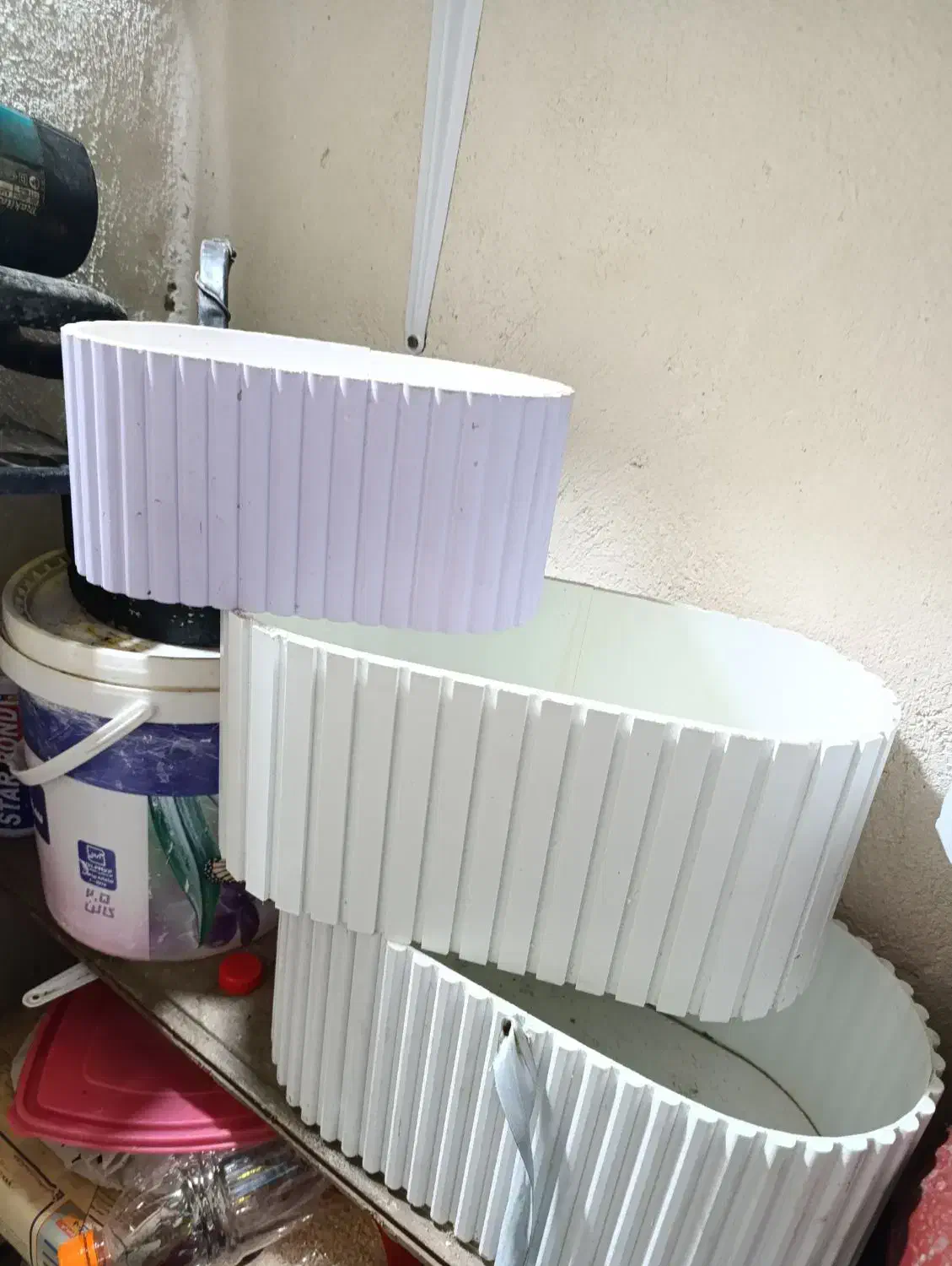 گلدان برای باکس گل|گل مصنوعی|رشت, پارک شهر|دیوار