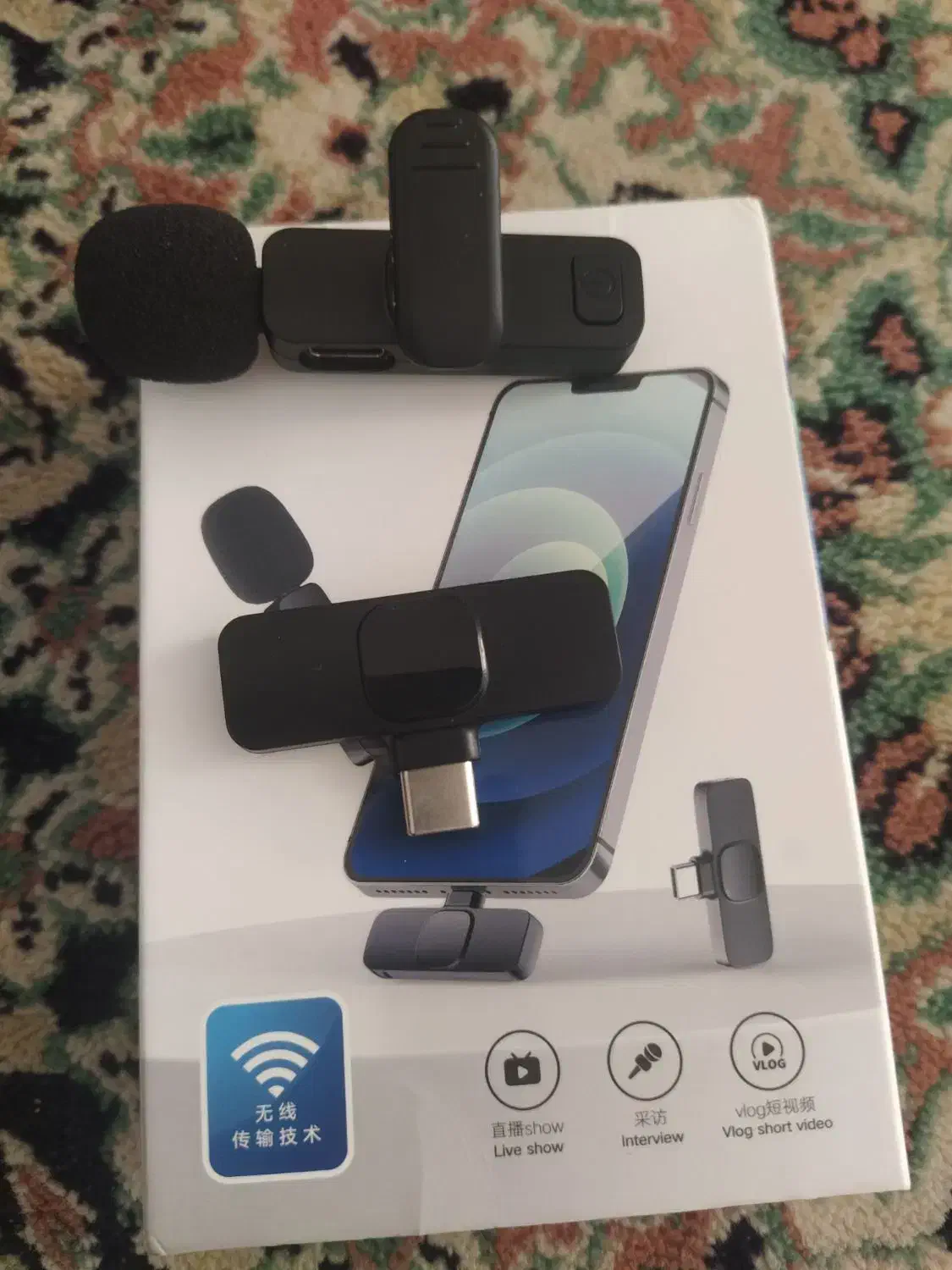 میکروفون یقه ای ( میکروفون برای بلاگری)|لوازم جانبی موبایل و تبلت|میناب, |دیوار